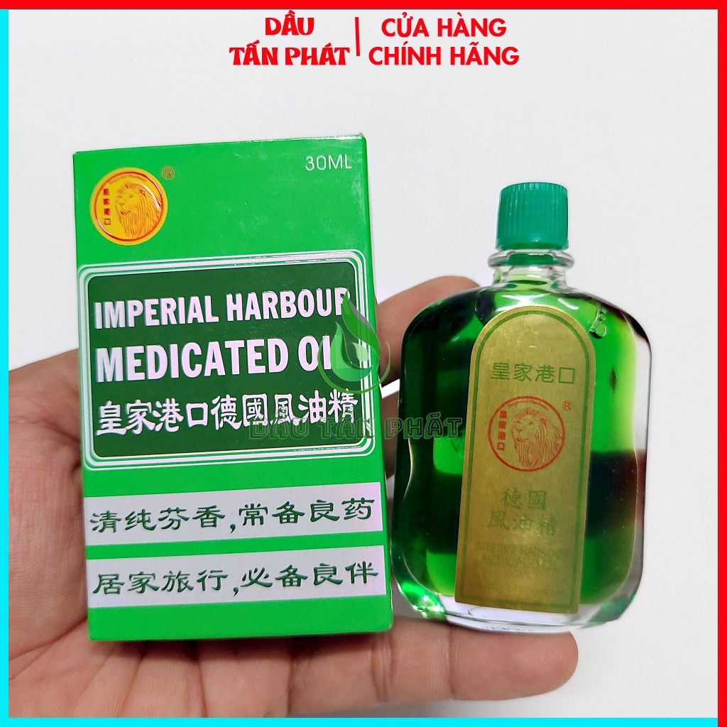 Dầu Gió Xanh Sư Tử Đỏ 30ml Nước Dầu Xanh Đậm Nội Địa Singapore