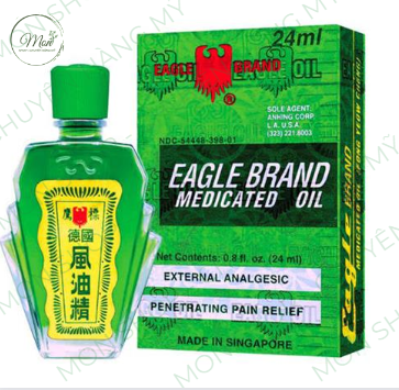DẦU XANH EAGLE  BRAND MEDICATED OIL NHẬP KHẨU TỪ MỸ, 24ML