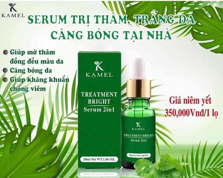Cách trị thâm nám da, SERUM TRỊ THÂM NÁM KAMEL TREATMENT BRIGHT