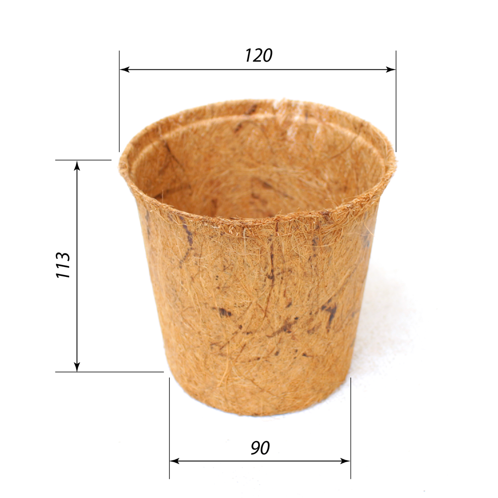 Chậu Xơ Dừa tự nhiên 12x11.3cm
