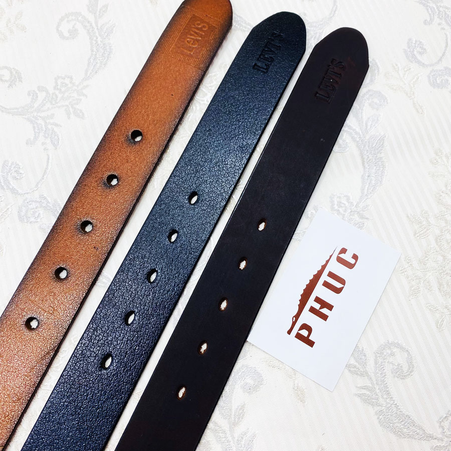 Thắt Lưng Dây Nịt Nam Da Bò Nguyên Tấm Không Đầu Khóa Cao Cấp Bảo Hành 2 Năm Đồ Da Phúc - TLKD01