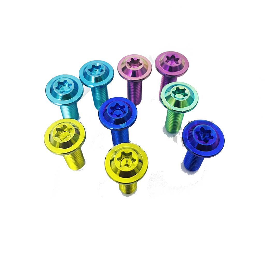 Bộ 5 ỐC TITAN 8li25 Gắn Đĩa Dù Mỏng Gắn Các Dòng Xe YAMAHA, Suzuki như EX135/Sirius/Raider/Jupiter...-PHS