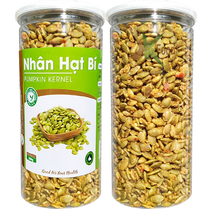 Nhân hạt bí rang tỏi ớt giòn thơm đặc biệt SK FOOD