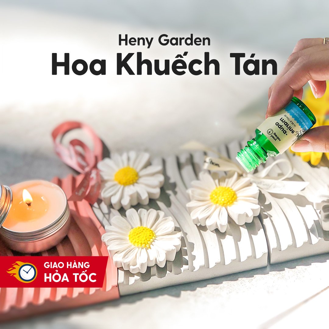 Đá Khuếch Tán Tinh Dầu Thơm Hoa Cúc Họa Mi HENY GARDEN