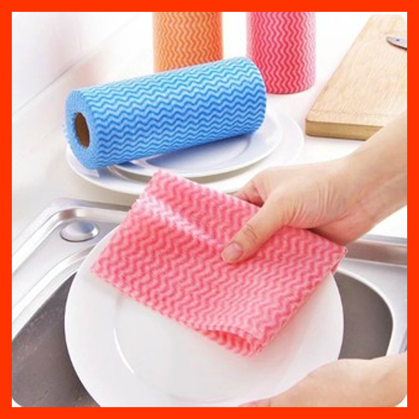 Cuộn giấy vải lau đa năng siêu tiện tợi (50 TỜ)