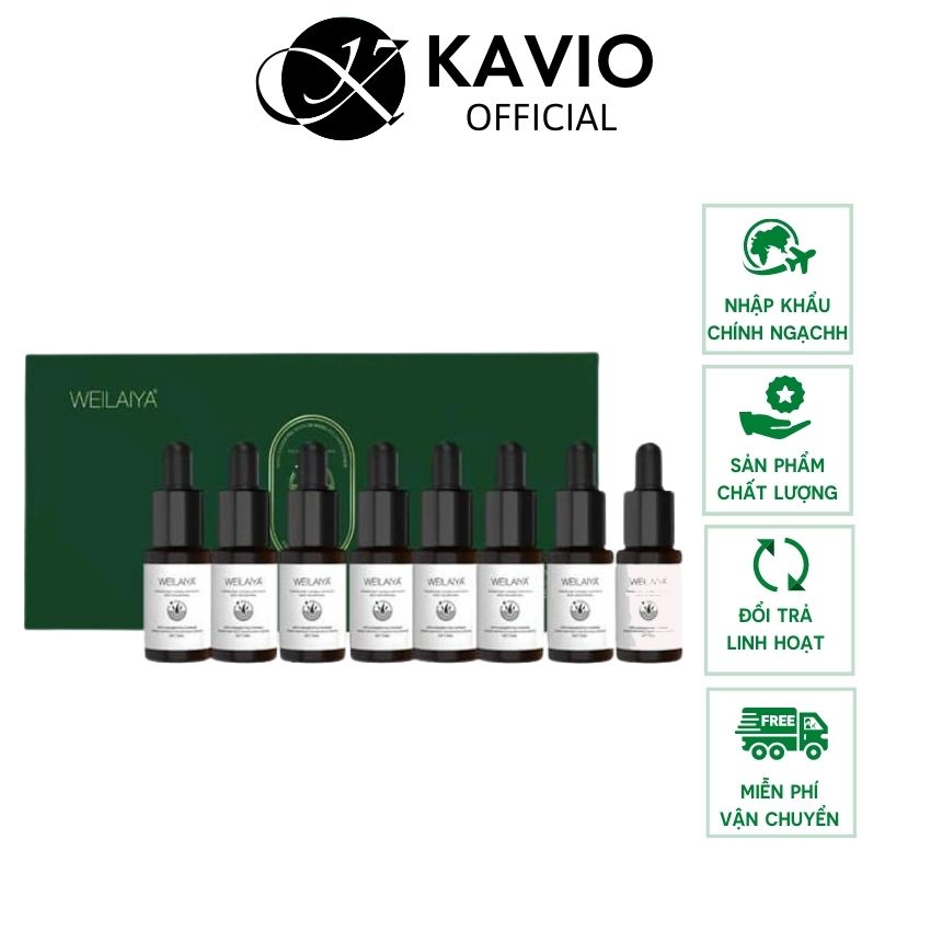 [Hàng Chính Hãng] Huyết Thanh Kích Mọc Tóc Weilaiya Hair Grouth Serum 5ml, Kích Thích Mọc Tóc Và Làm Dày Tóc - Kavio Official