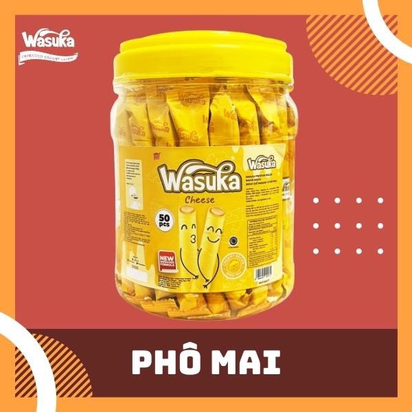Bánh Quế Wasuka Mùi Phô Mai Hủ 50 cây Nhập Từ Indonesia