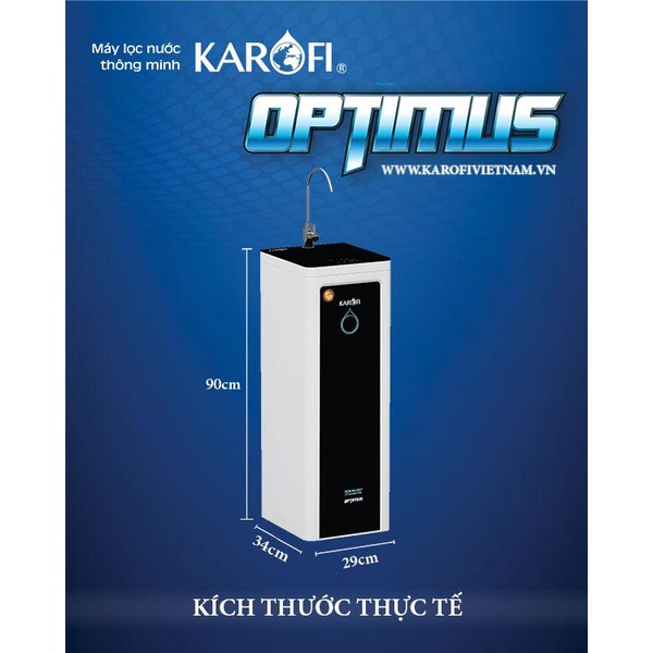 Máy lọc nước KAROFI O-I 128 8 cấp độ lọc