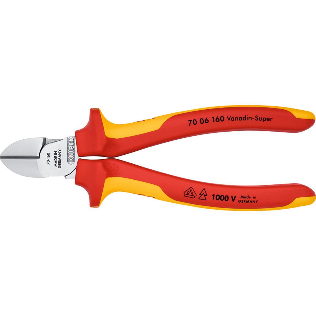 Kềm cắt knipex cách điện diagonal 70 06 160