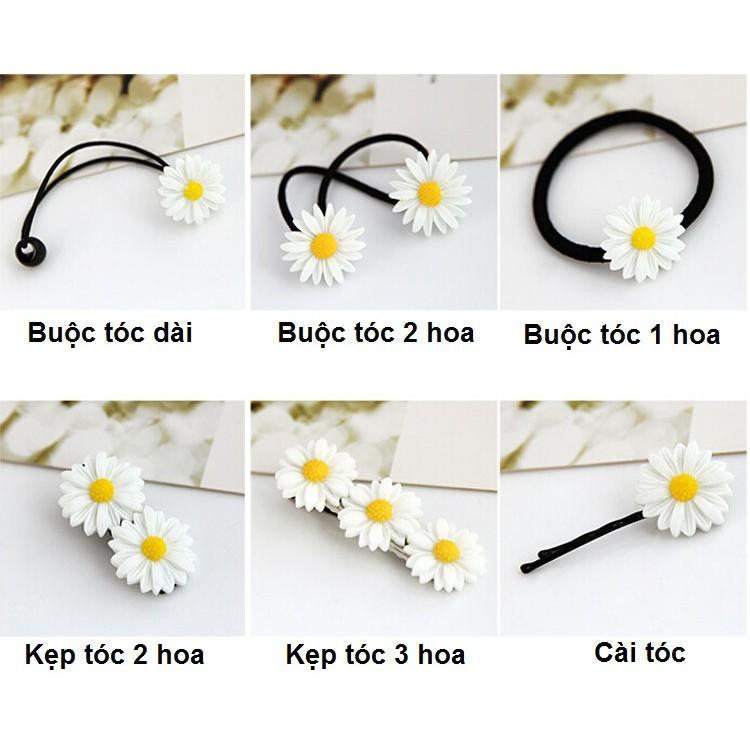 [HCM]Buộc tóc - cài tóc hoa cúc Hàn Quốc