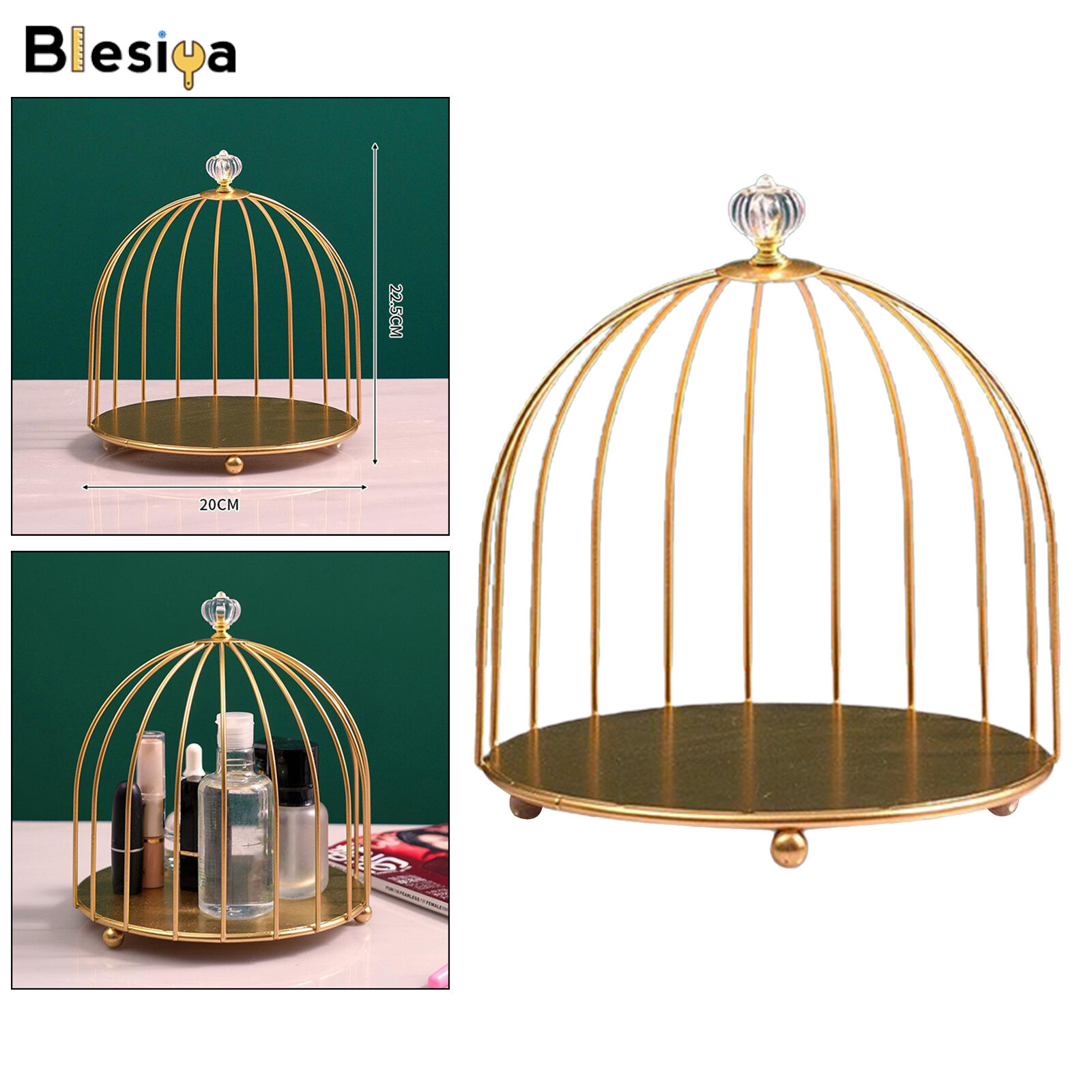 LỒNG CHIM Blesiya, Giá Đựng Nước Hoa Để Bàn Kệ Trang Điểm Mặt Bàn