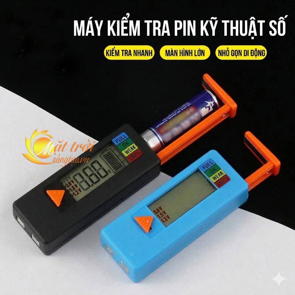 Máy kiểm tra pin nhanh kỹ thuật số đa năng