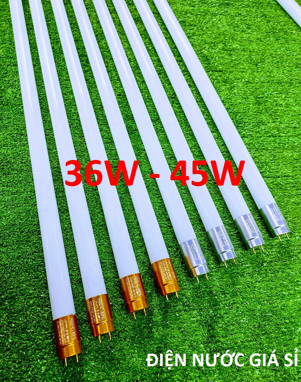 Bóng đèn led tuýp 1m2 công suất 40W - 45W cao siêu sáng, phủ sáng cực rộng và đều (đặt mua từ 3 bóng)