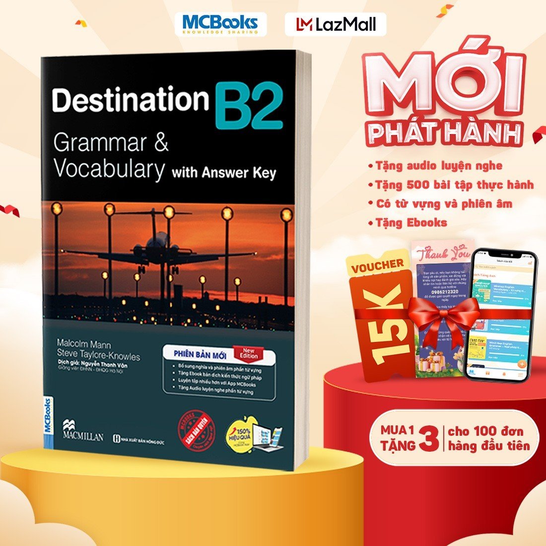 Destination B2 Grammar and Vocabulary (Không Kèm Đáp Án) Tặng Audio và bài tập thực hành MCBooks