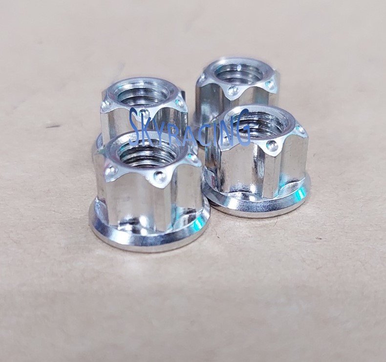 Combo 4 con tán dĩa tải inox 304 salaya gắn cho xe ex10, ex11 8ly