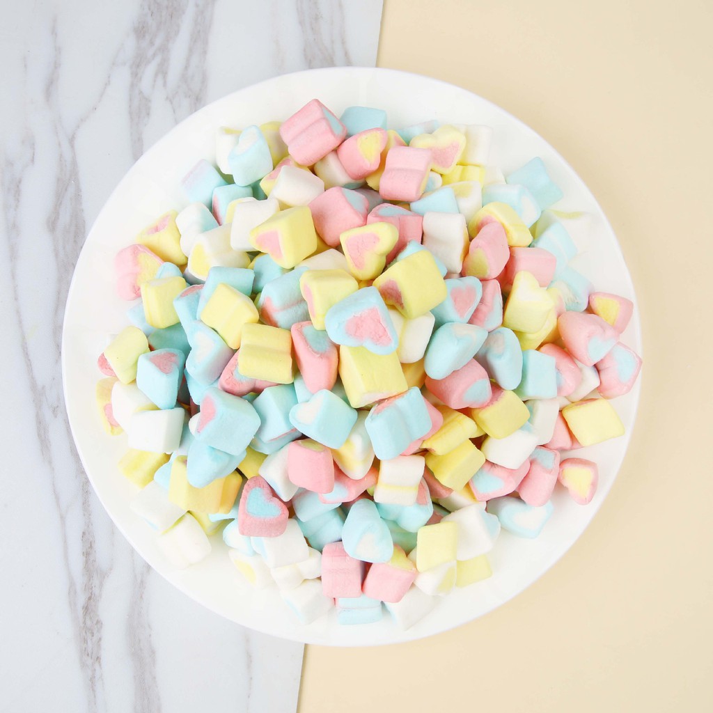 Kẹo Marshmallow - Tim Mix - Trang trí bánh sinh nhật bánh kem