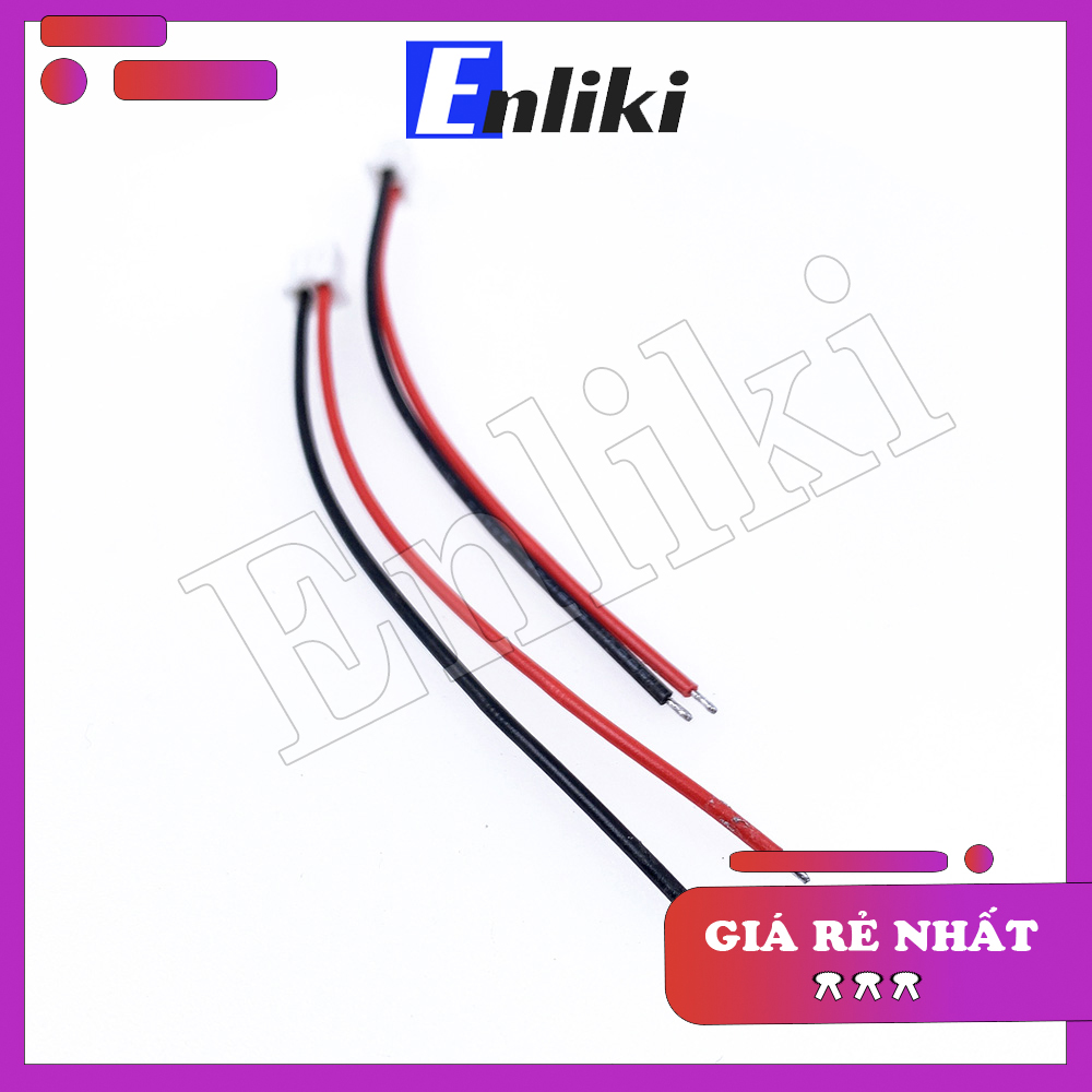 Cáp 2 sợi loại 1 đầu cái dài 10cm xh2.54-2y 22awg
