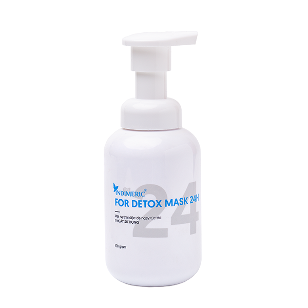 Mặt nạ detox da, trắng sáng da, dưỡng ẩm da mặt 24h Indimeric