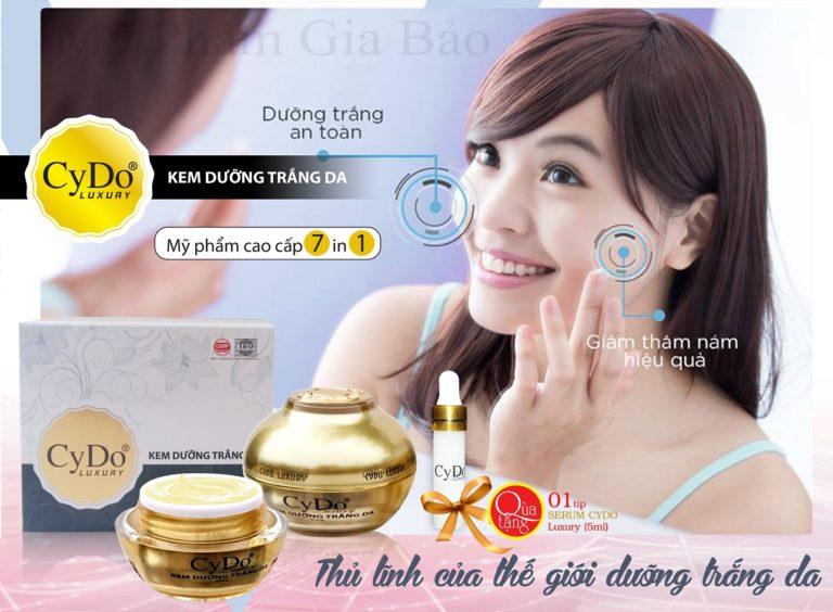 Kem dưỡng trắng da cao cấp Lyxury CyDo 30G TẶNG SERUM 5ML