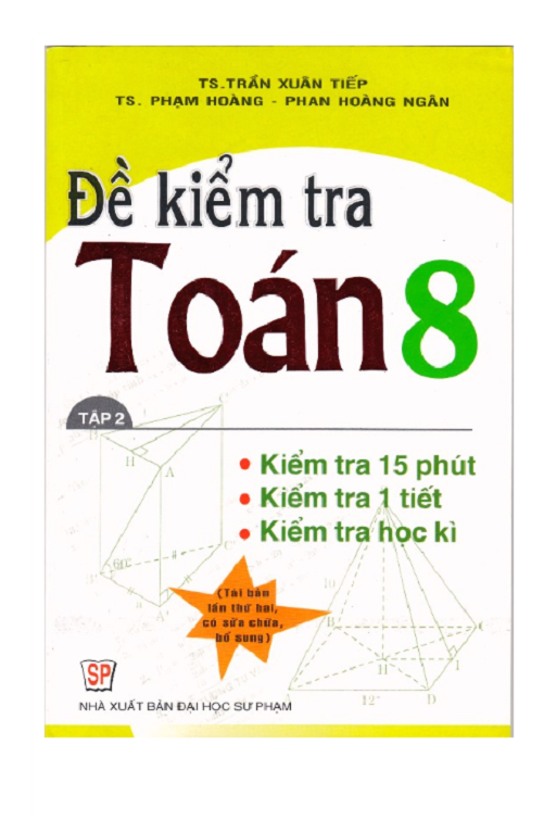 Đề Kiểm Tra Toán Lớp 8 (Tập 2)