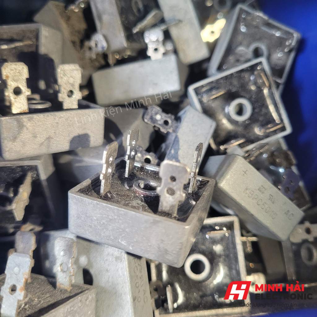 Diode cầu chỉnh lưu kbpc 5010 diode cầu 4 chân 50a 1000v-hàng tháo máy