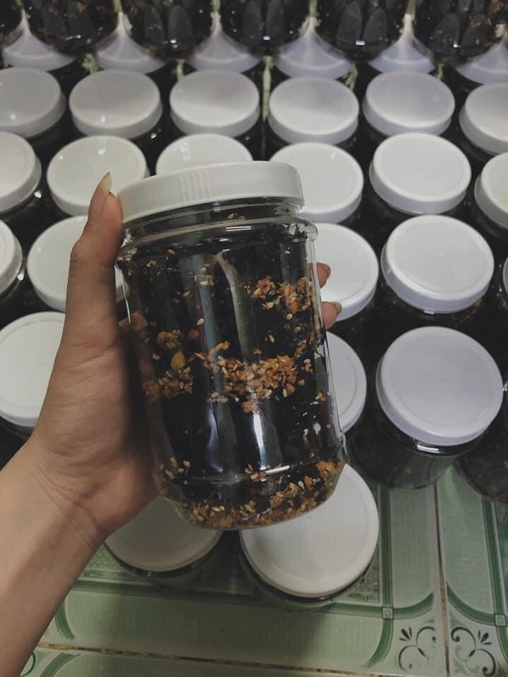 Combo 5 hủ rong biển cháy tỏi nhà tự làm hũ lớn, hủ 100g