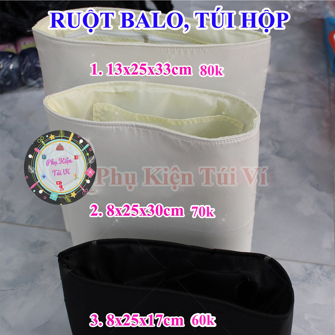 Ruột balo, túi hộp làm túi xách