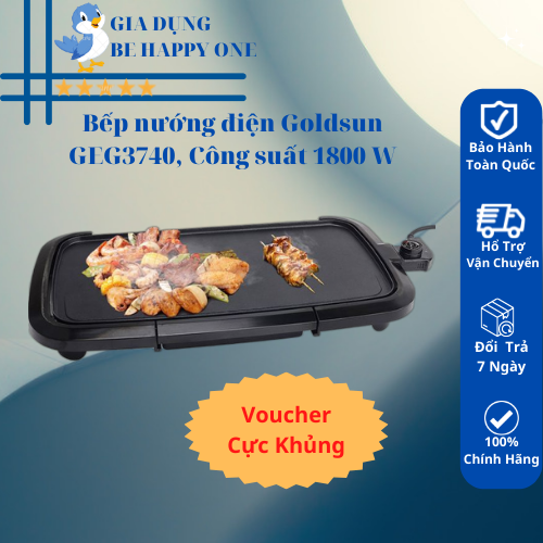 Bếp nướng điện Goldsun GEG3740, bảo hành 12 tháng