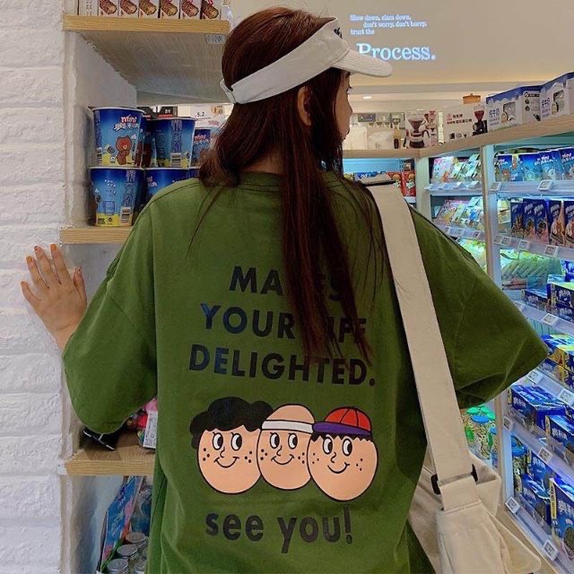💝 siêu phâm đẹp xuất sắc 💝 áo thun nam nữ form rộng hàn quốc siêu hot