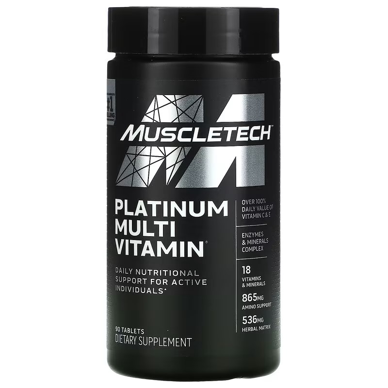 Muscle Tech usa, Platinum Multi Vitamin, 90 Viên nén HSD 02 2025