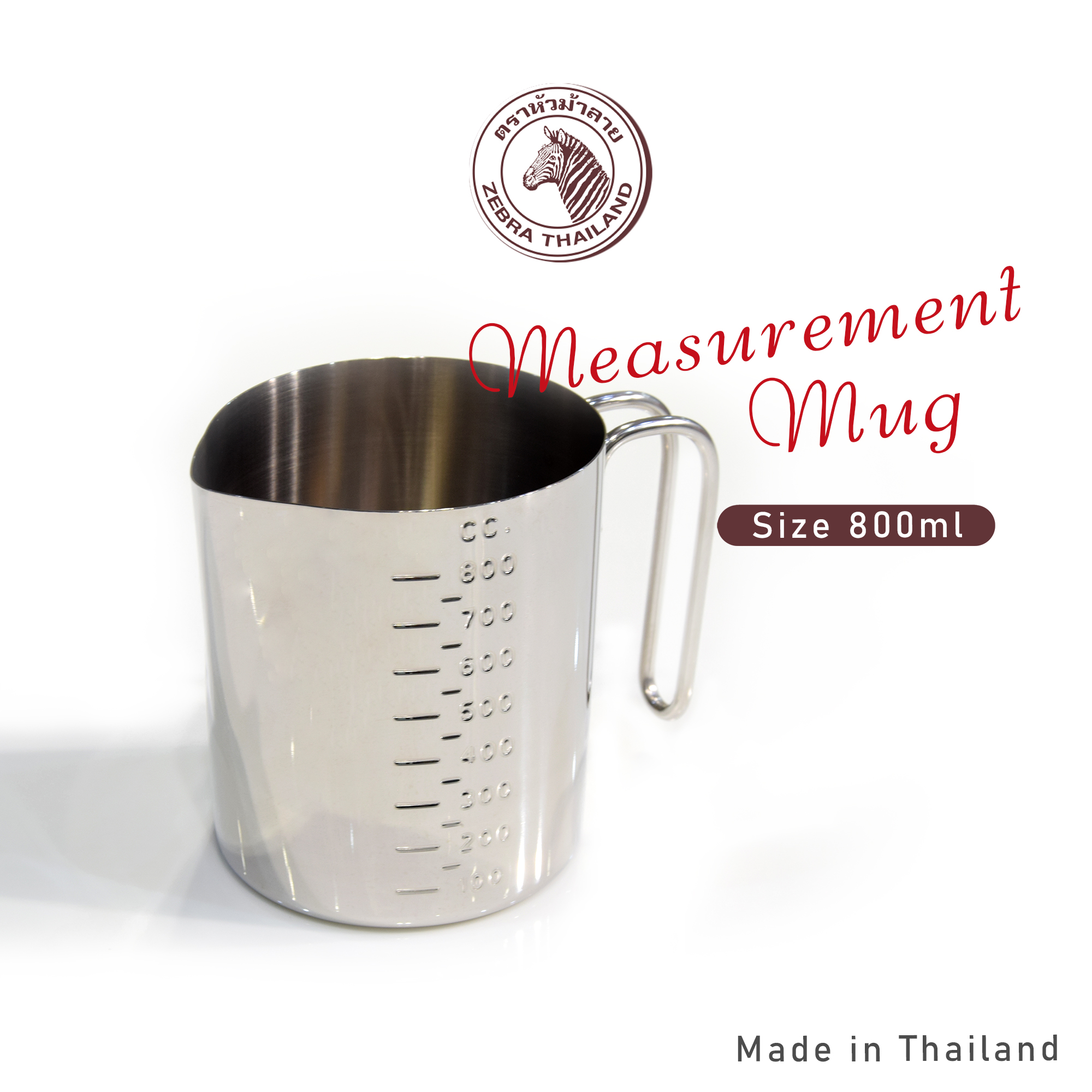 CA ĐONG THỂ TÍCH ZEBRA 800ML - 112590