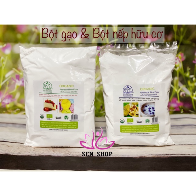 Bột gạo / bột nếp hữu cơ tháo lan - 500gr