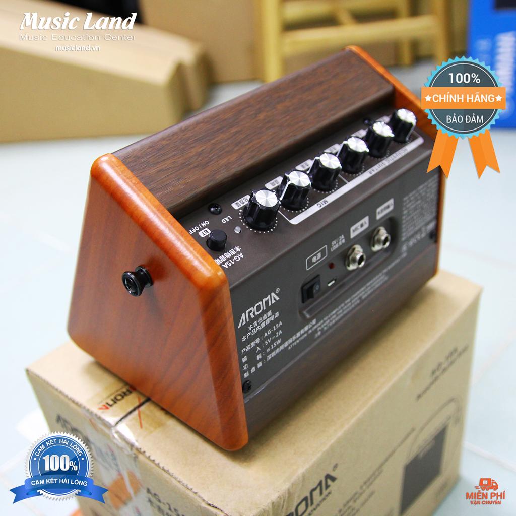 Loa Guitar Acoustic Aroma AG – 15A sử dụng liên tục được trong 6h dễ Loa Guitar Acoustic Aroma AG – 15A sử dụng liên tục được trong 6h dễ