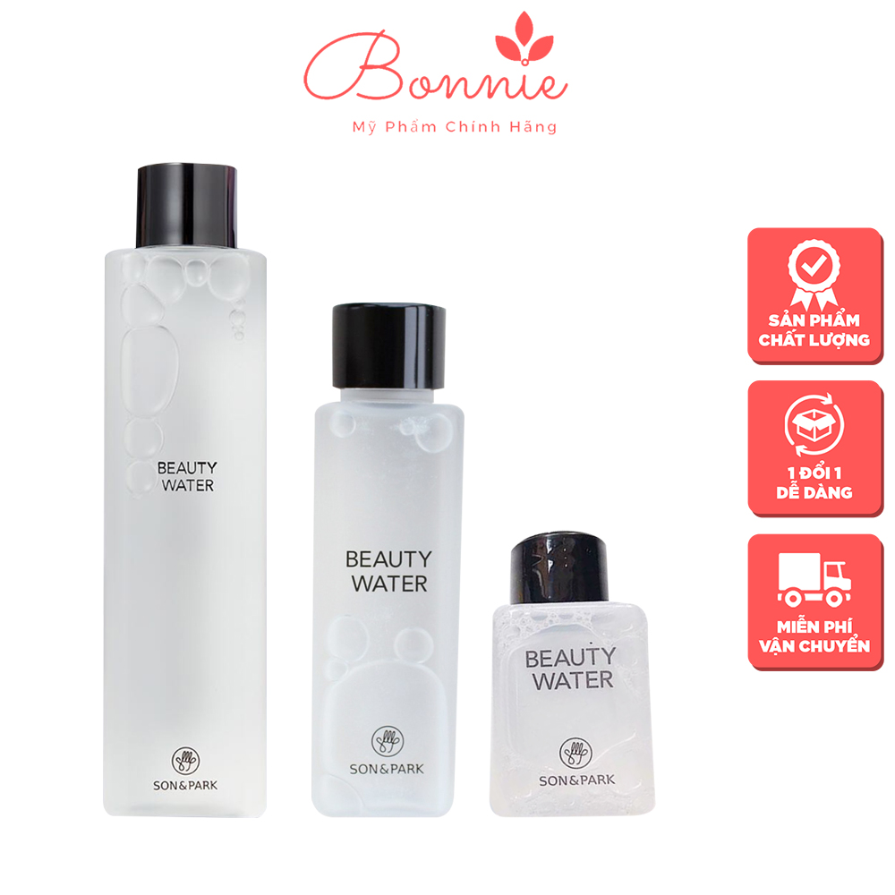 Nước thần làm đẹp da son & park beauty water 60ml bb77 nhẹ nhàng loại bỏ lớp da chết giúp da luôn mềm mại - bonnie beauty shop