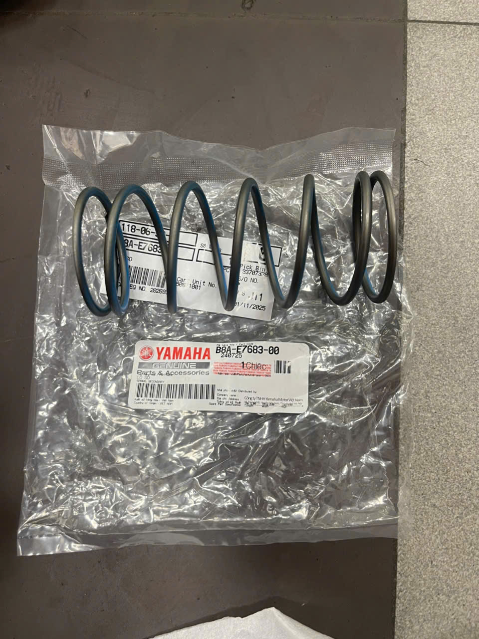 Rear Spring for Grande 2019-2022, Latte, Genuine Yamaha _ B8Ae76830000