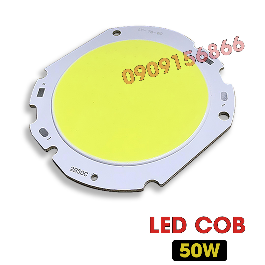 Mắt led cob 50w tròn