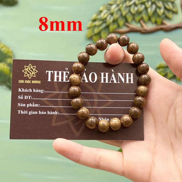 [HCM]Vòng tay trầm hương phong thủy tròn đơn nam nữ Sơn Mộc Hương từ trầm tốc tự nhiên giúp mang lại may mắn bình an và tài lộc cho người đeo