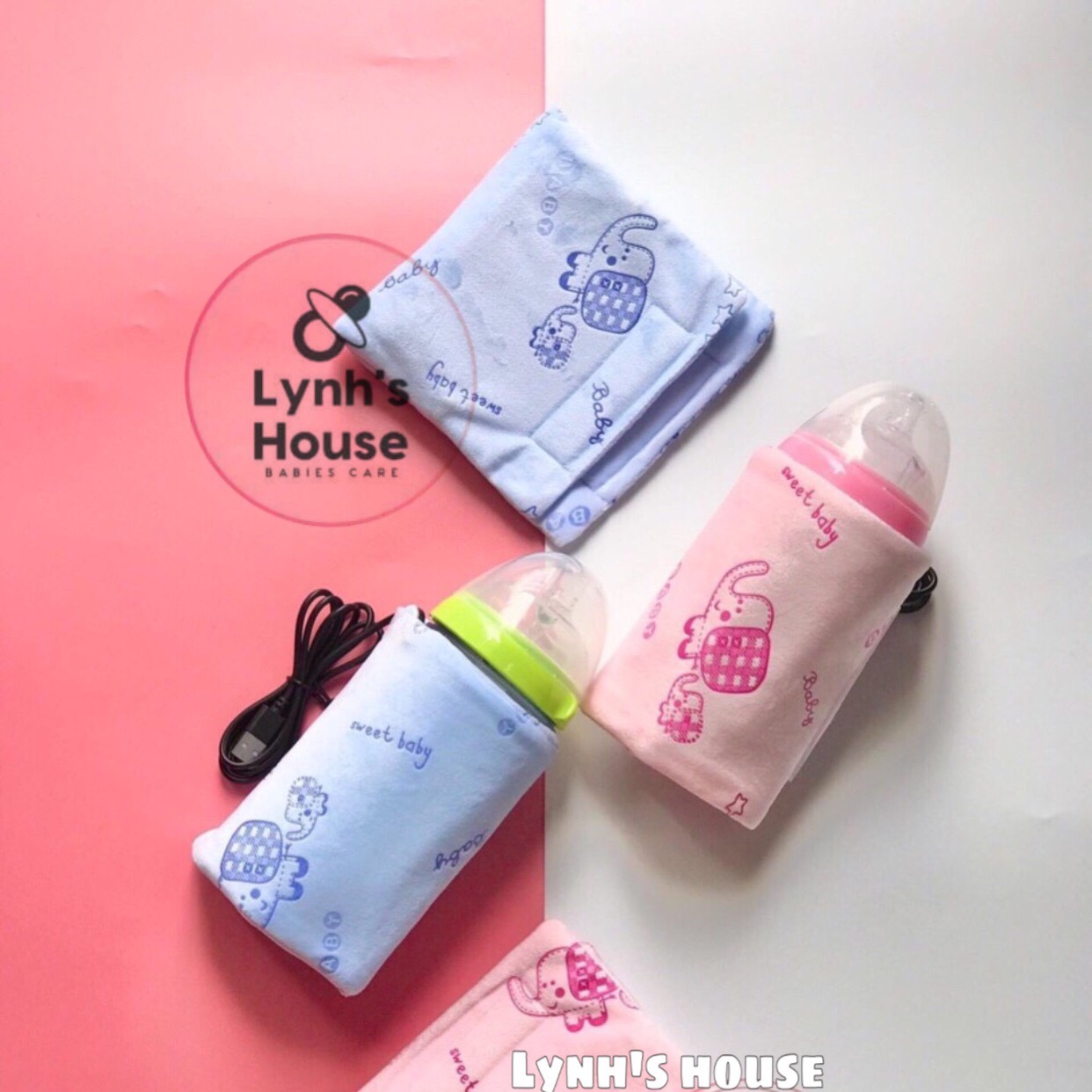 TÚI VẢI Ủ SỮA THÔNG MINH GIỮ NHIỆT NGUỒN USB