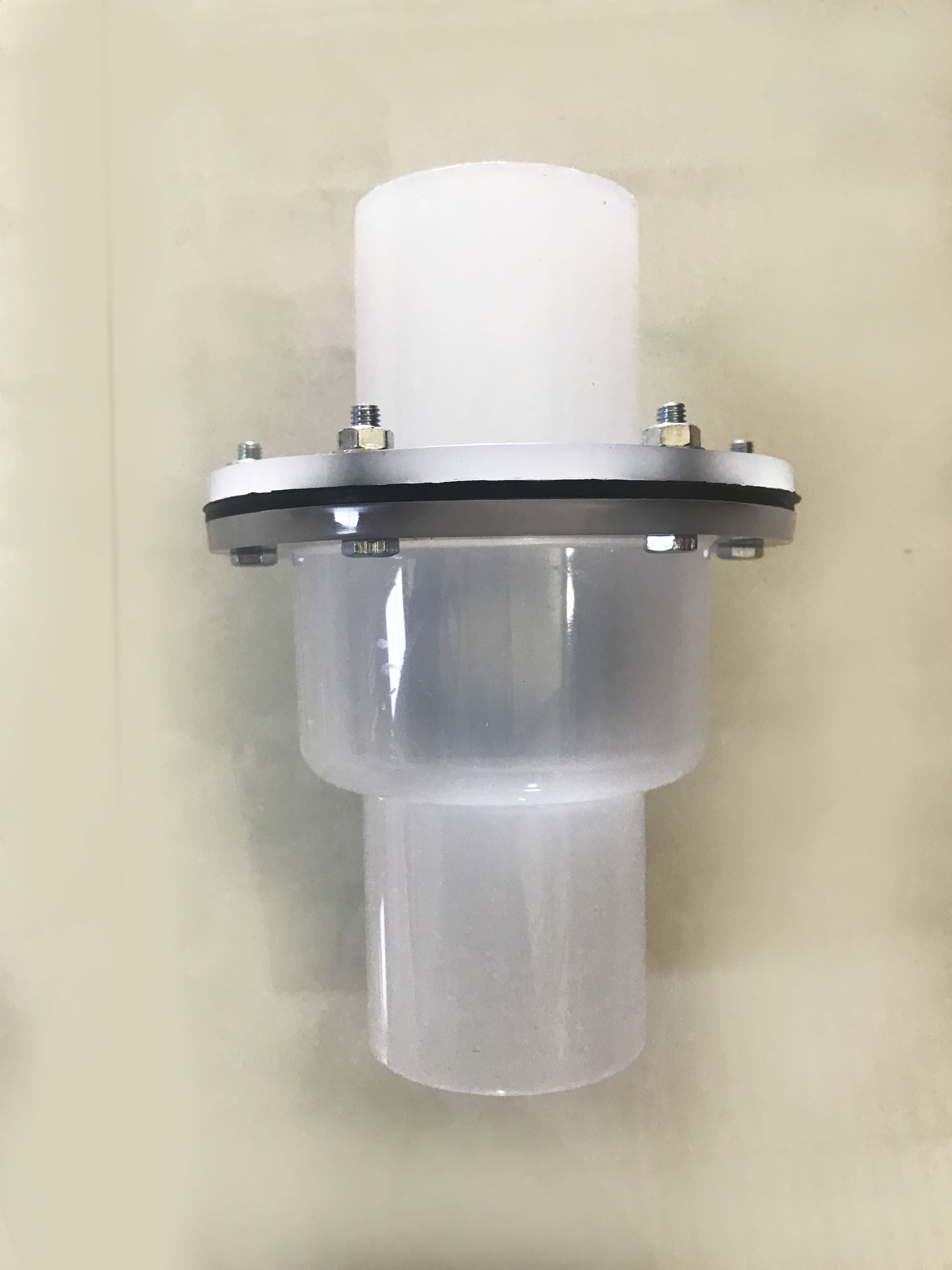 lúp pê 2 đầu (lưỡi gà) nhựa trắng trong suốt phi 50,phi 60