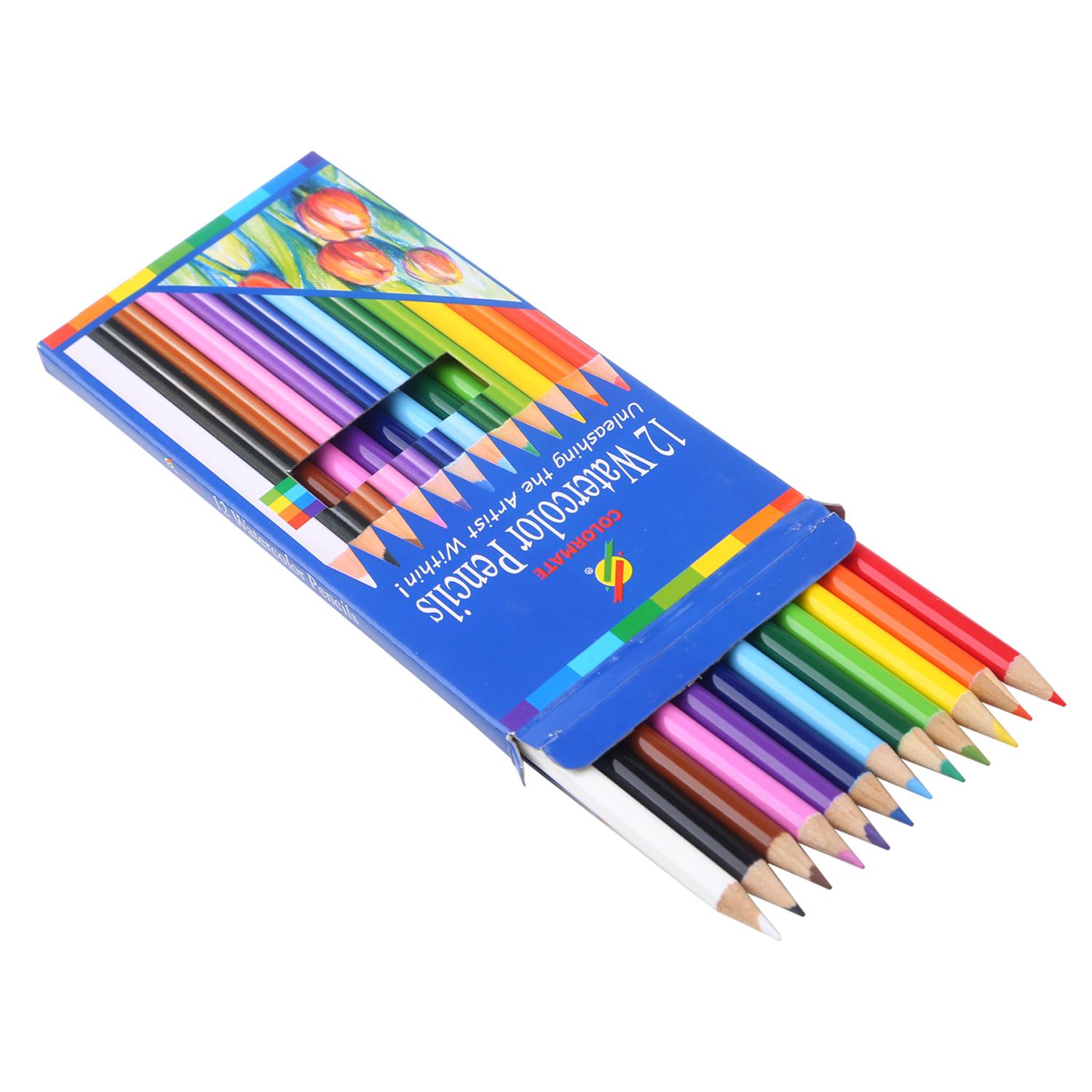 Bộ 12 chì màu nước hộp giấy colormate cpw-12h