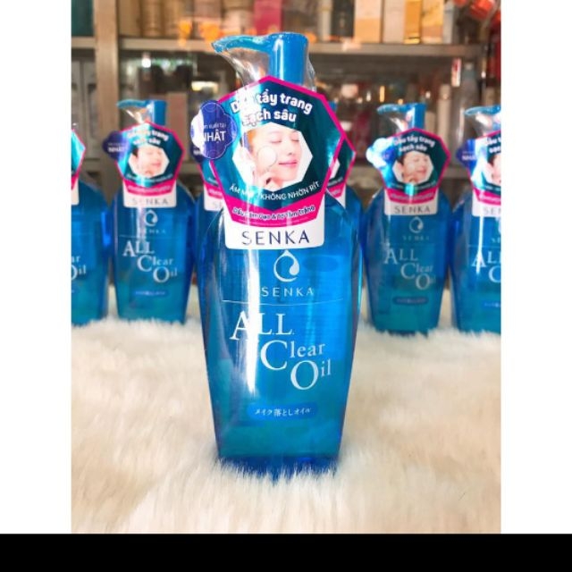 Dầu tẩy trang sạch sâu senka all clear oil