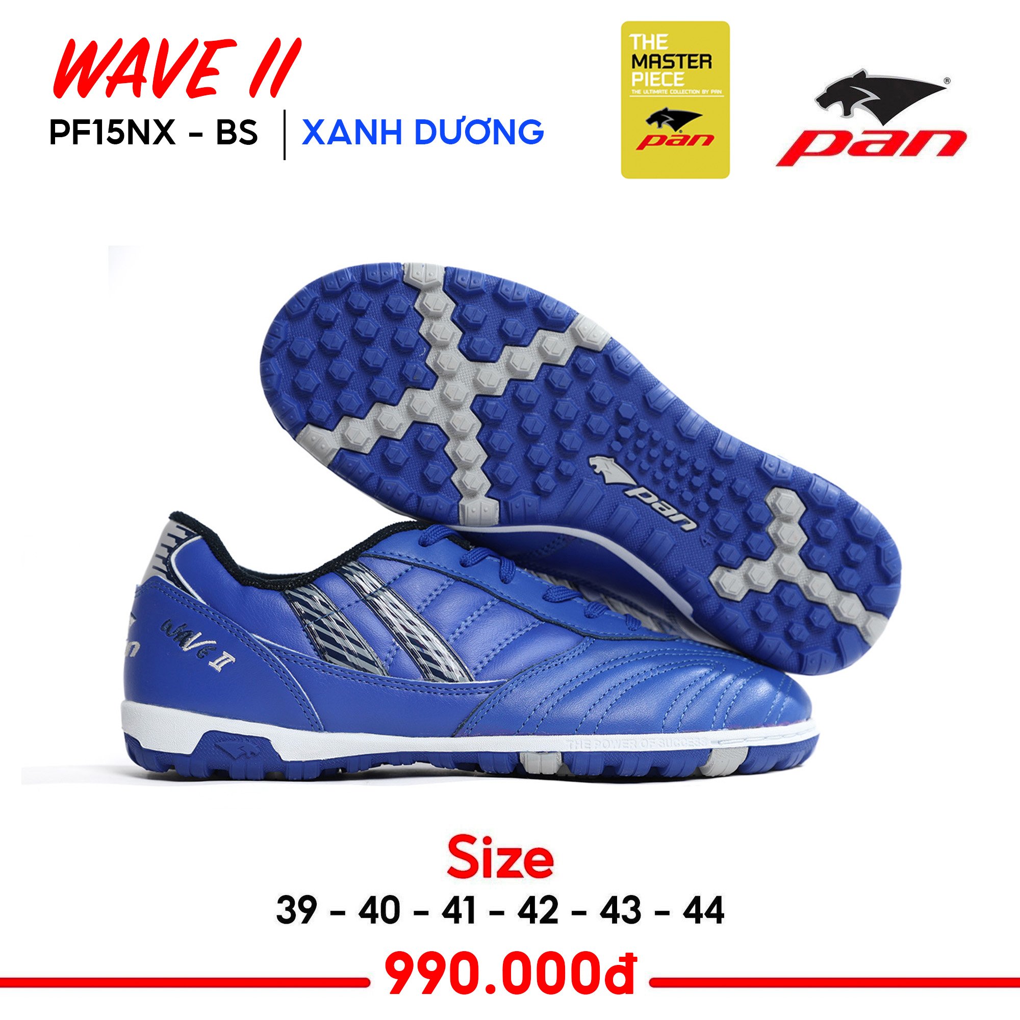 Giày đá banh sân cỏ nhân tạo wave ii pan thái lan