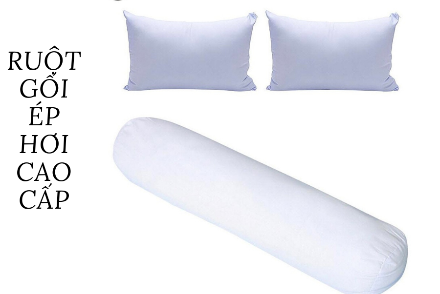 Ruột gối hơi gòn 3d cao cấp kháng khuẩn siêu êm siêm mềm mại