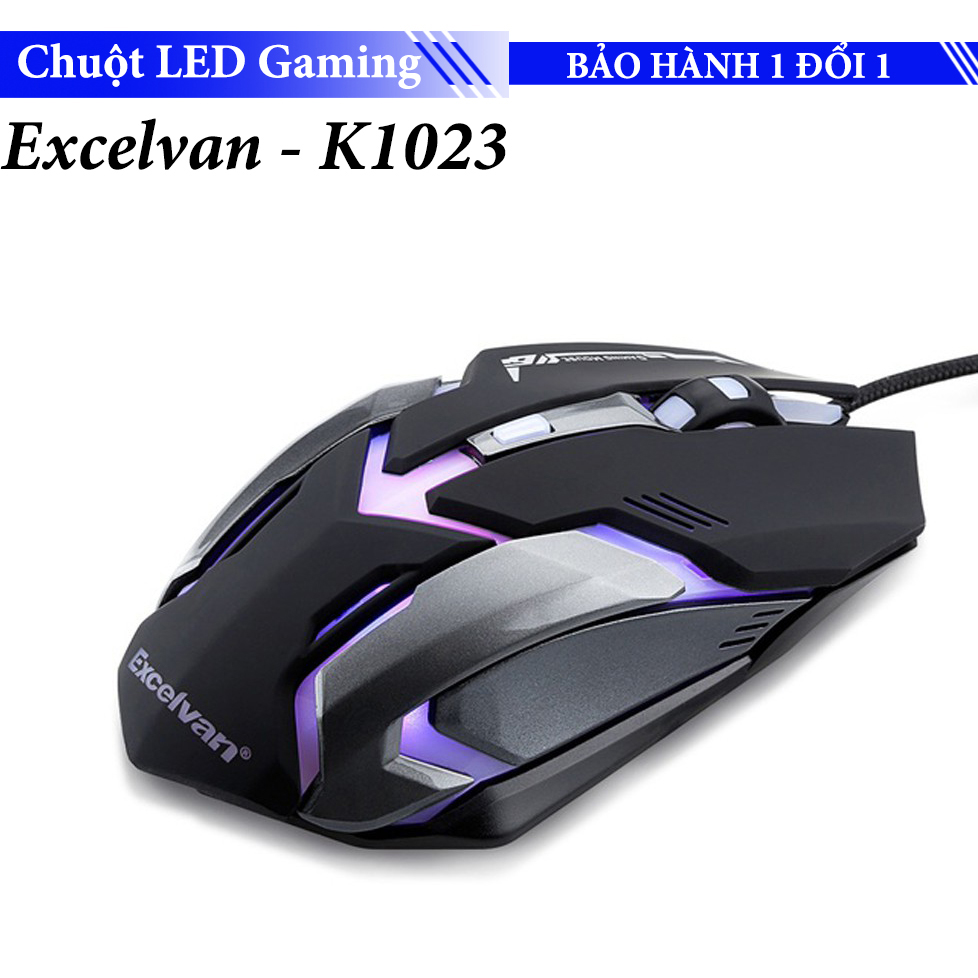 Chuột chơi game LED Gaming mouse Excelvan K1023