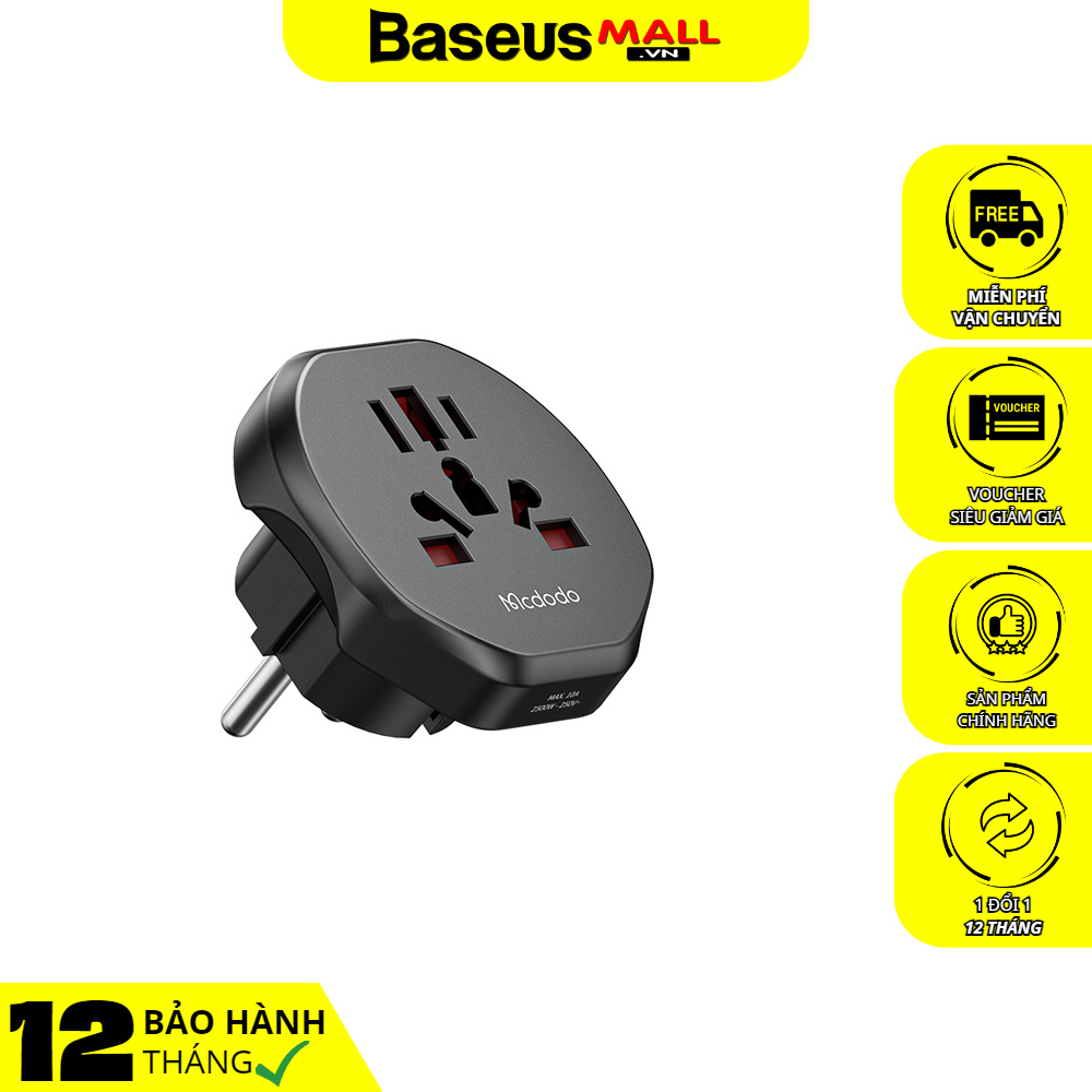 Phích Cắm Chuyển Đổi Mcdodo Universal Travel Adapter