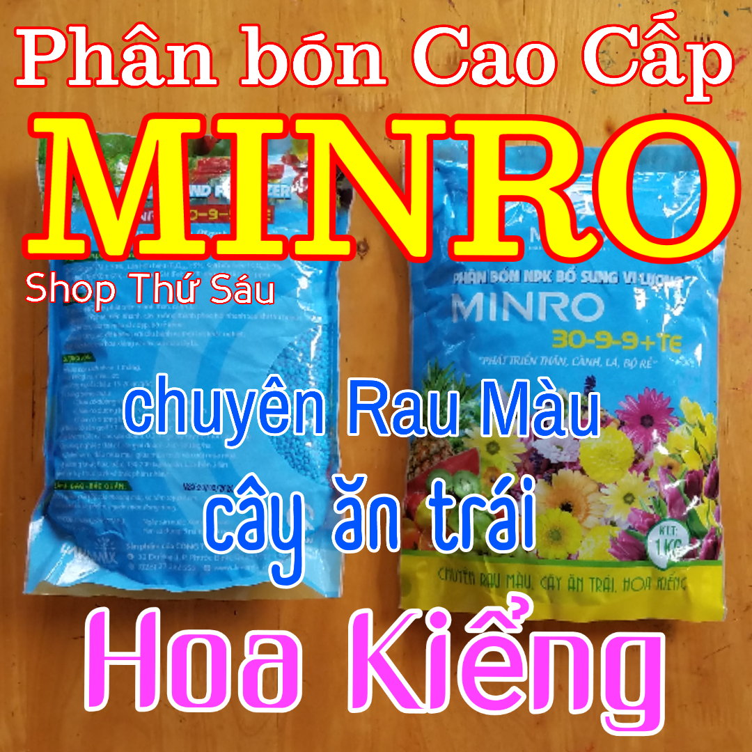 Phân bón npk minro 30-9-9 te cao cấp . chuyên cho hoa kiểng, rau quả, cây con và cây ăn trái.