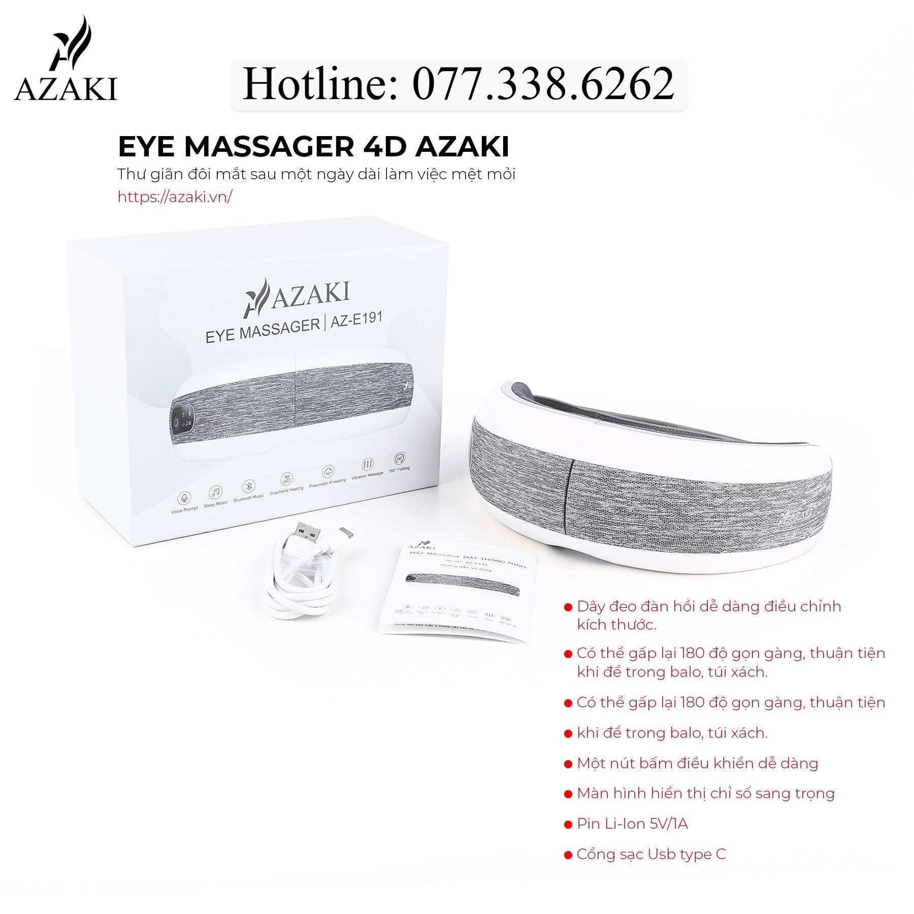 Máy massage mắt - azaki e191