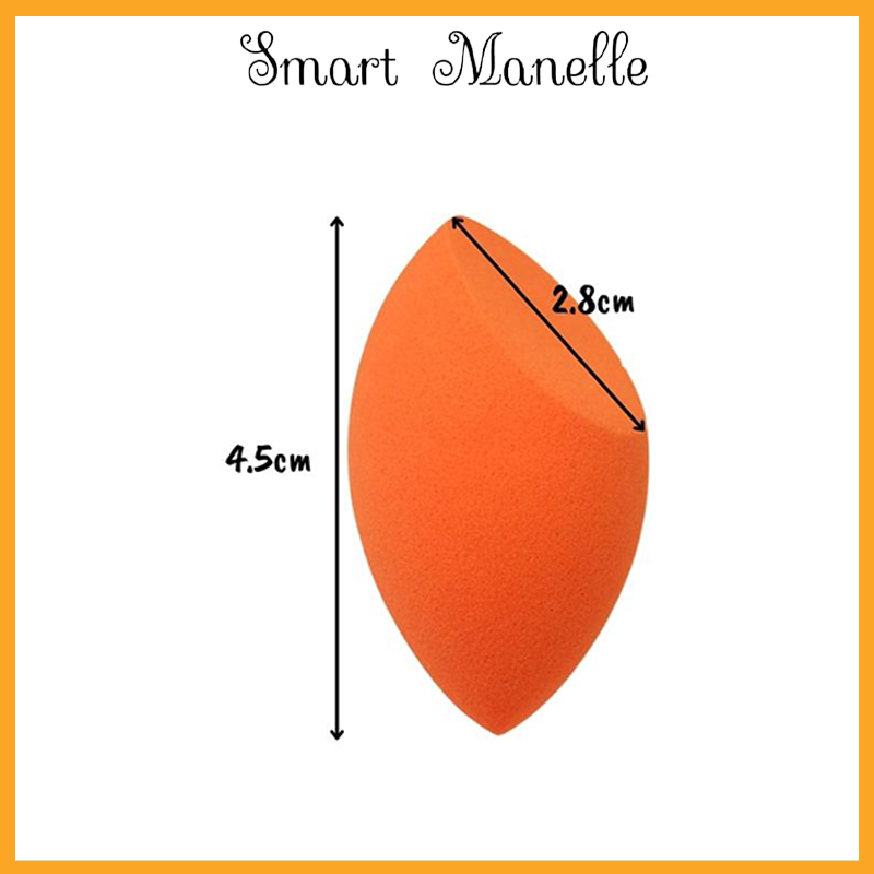 [GIẢM 5% ĐƠN 129K]Mút tán kem nền Mút trang điểm nội địa trung hình giọt nước màu cam mềm mại KMTD3