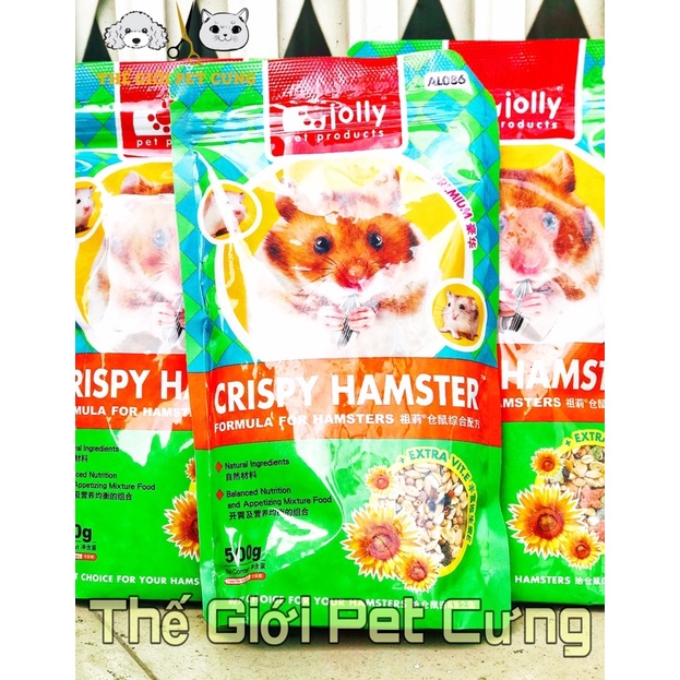 Thức ăn crispy hamster 500gr jolly al086