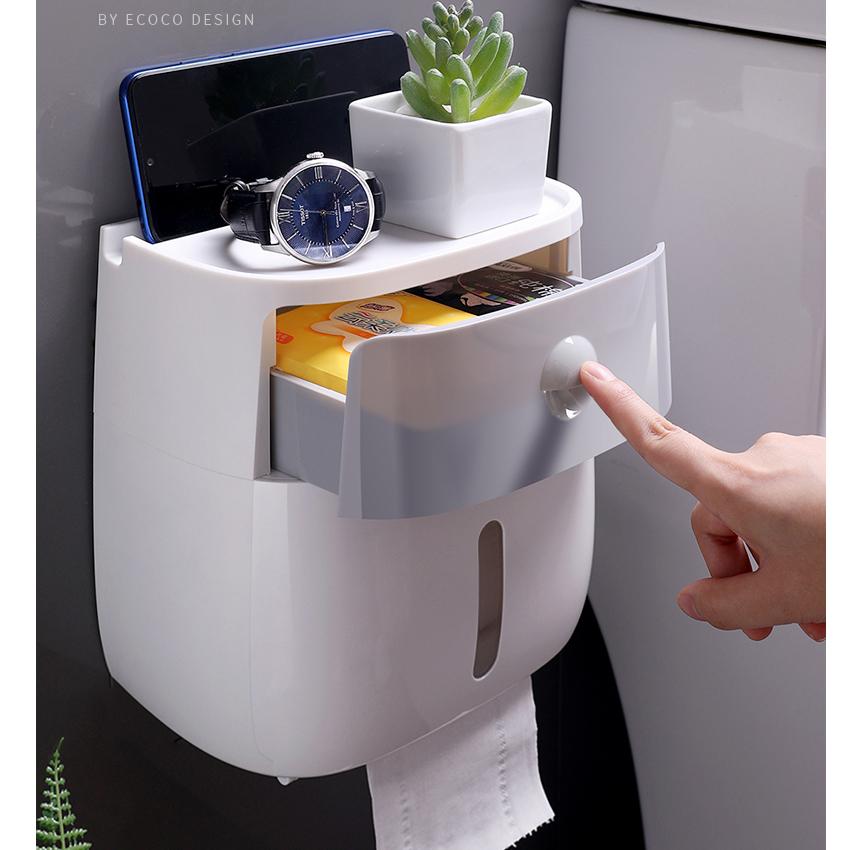 Hộp để giấy vệ sinh 2 tầng cao cấp